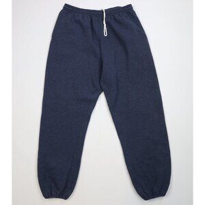 Vtg 90s Y2K Russell Athletic Mens XL Faded Blank Heavy Sweatpants Joggers Blue